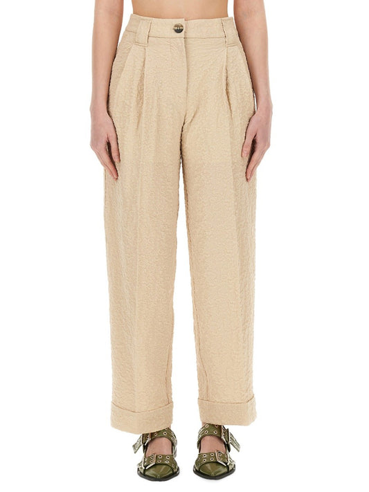 GANNI REGULAR FIT PANTS