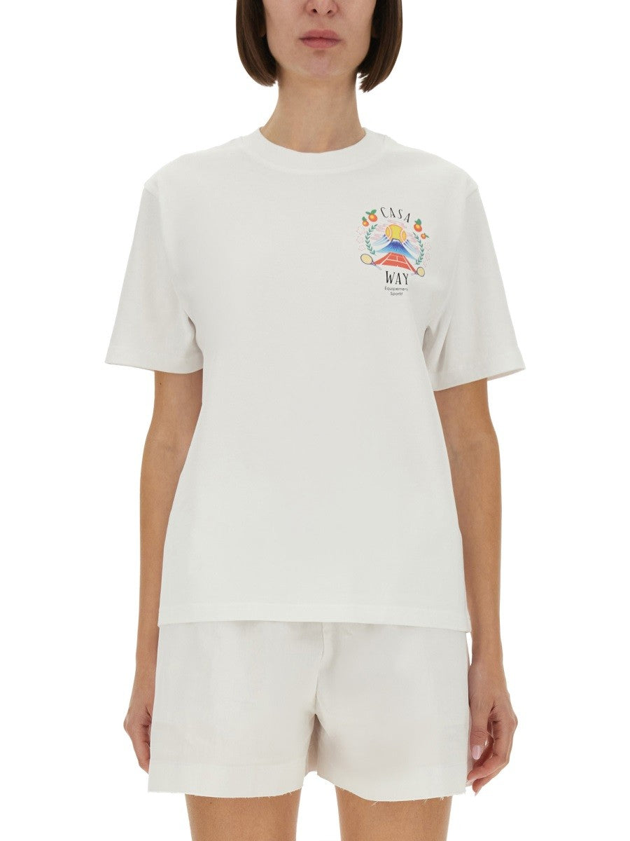 CASABLANCA REGULAR FIT T-SHIRT