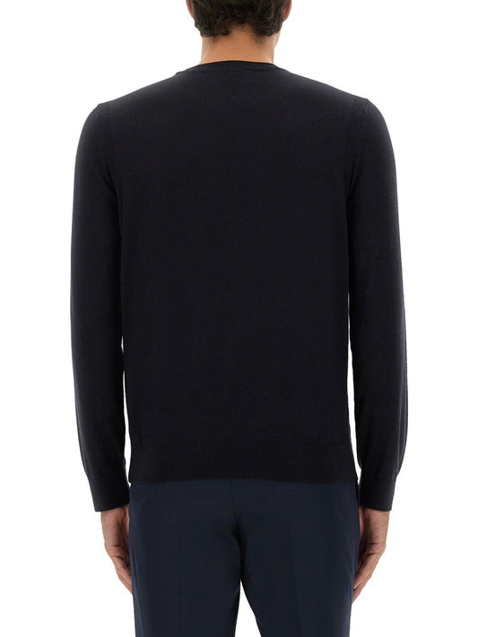 BOSS CAMEL REGULAR FIT WOOL SWEATER
