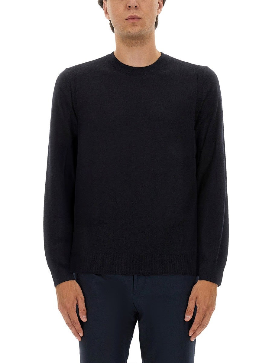 BOSS CAMEL REGULAR FIT WOOL SWEATER