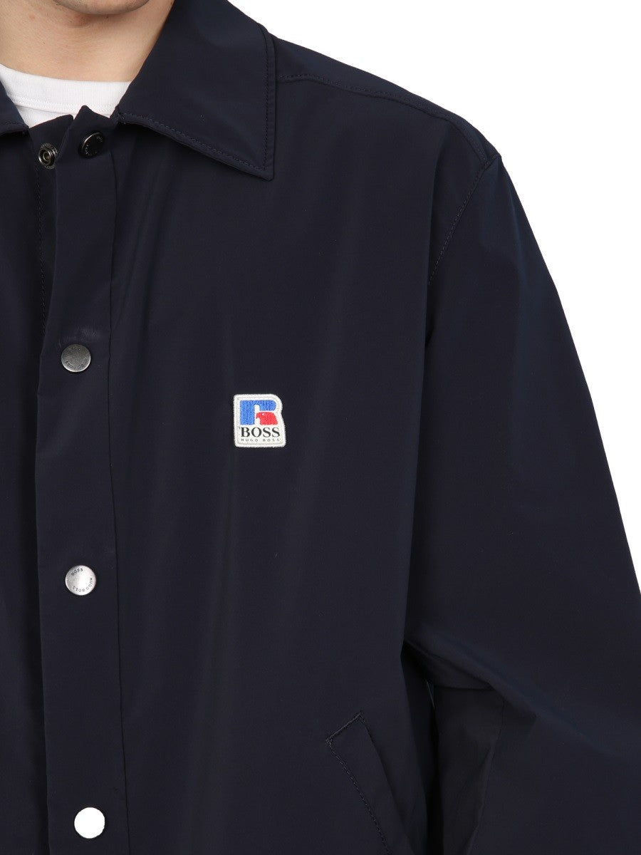 Boss RELAXED FIT JACKET WITH BOSS X RUSSELL ATHLETIC LOGO