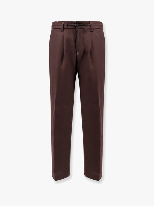 Boss Relaxed fit linen trouser