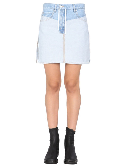 Helmut Lang REVERS DENIM SKIRT