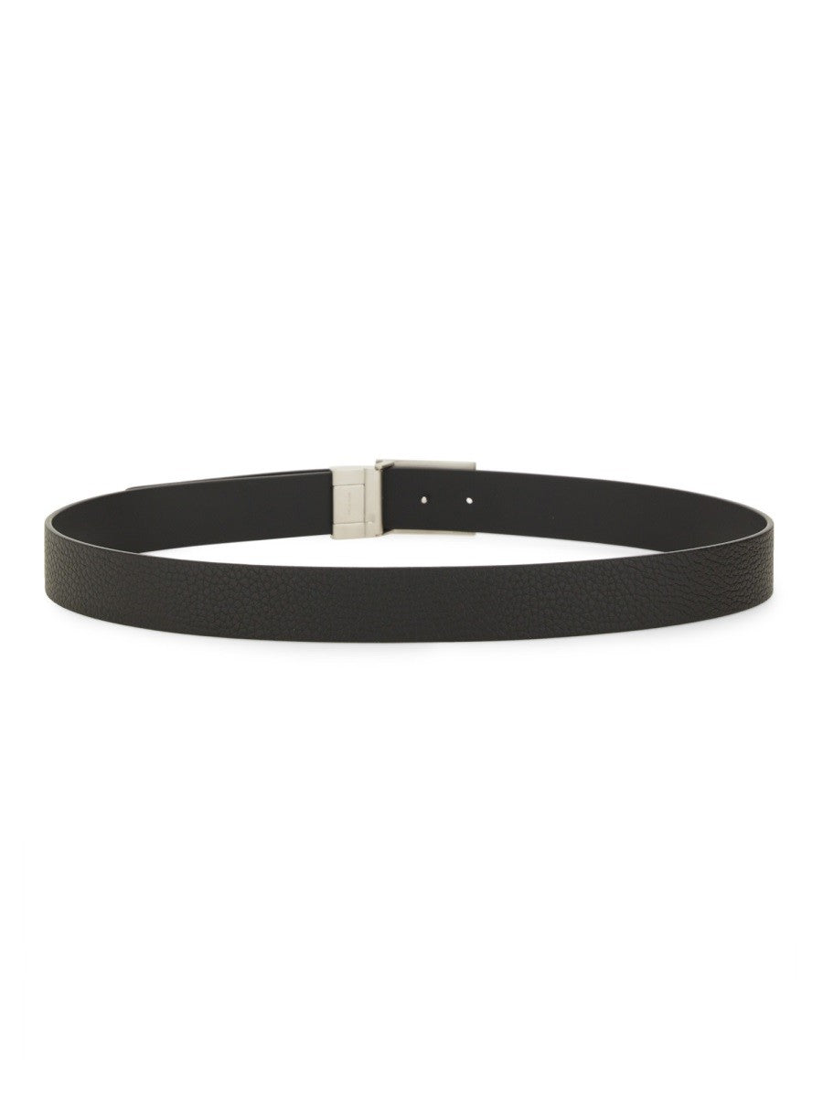 Zegna REVERSIBLE BELT WITH MONOGRAM "Z" BUCKLE