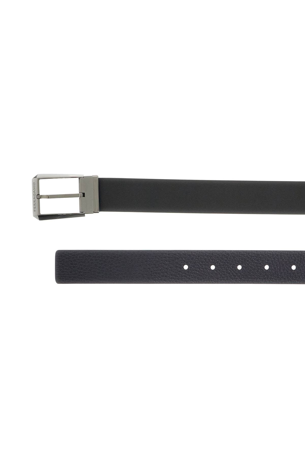 Ferragamo reversible belt with square buckle