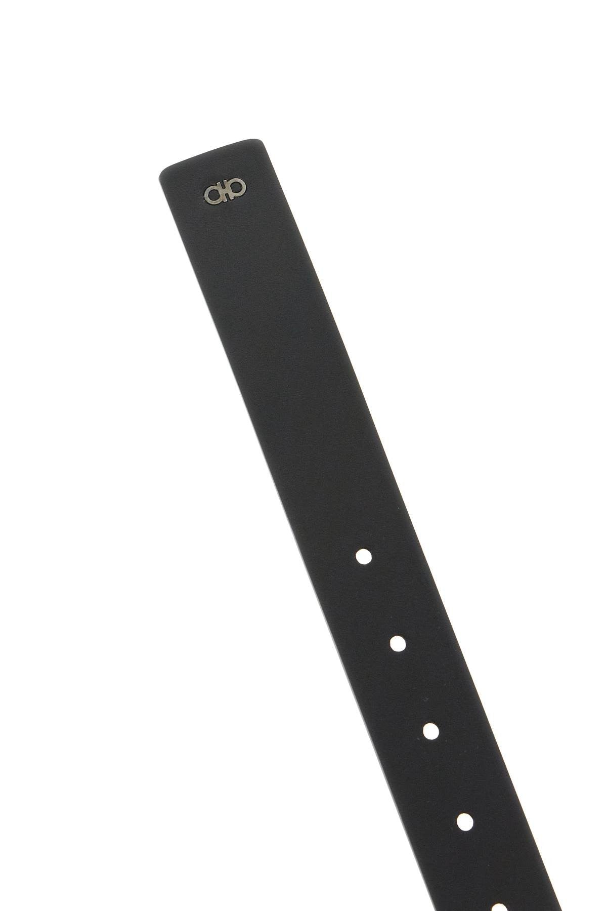 Ferragamo reversible belt with square buckle