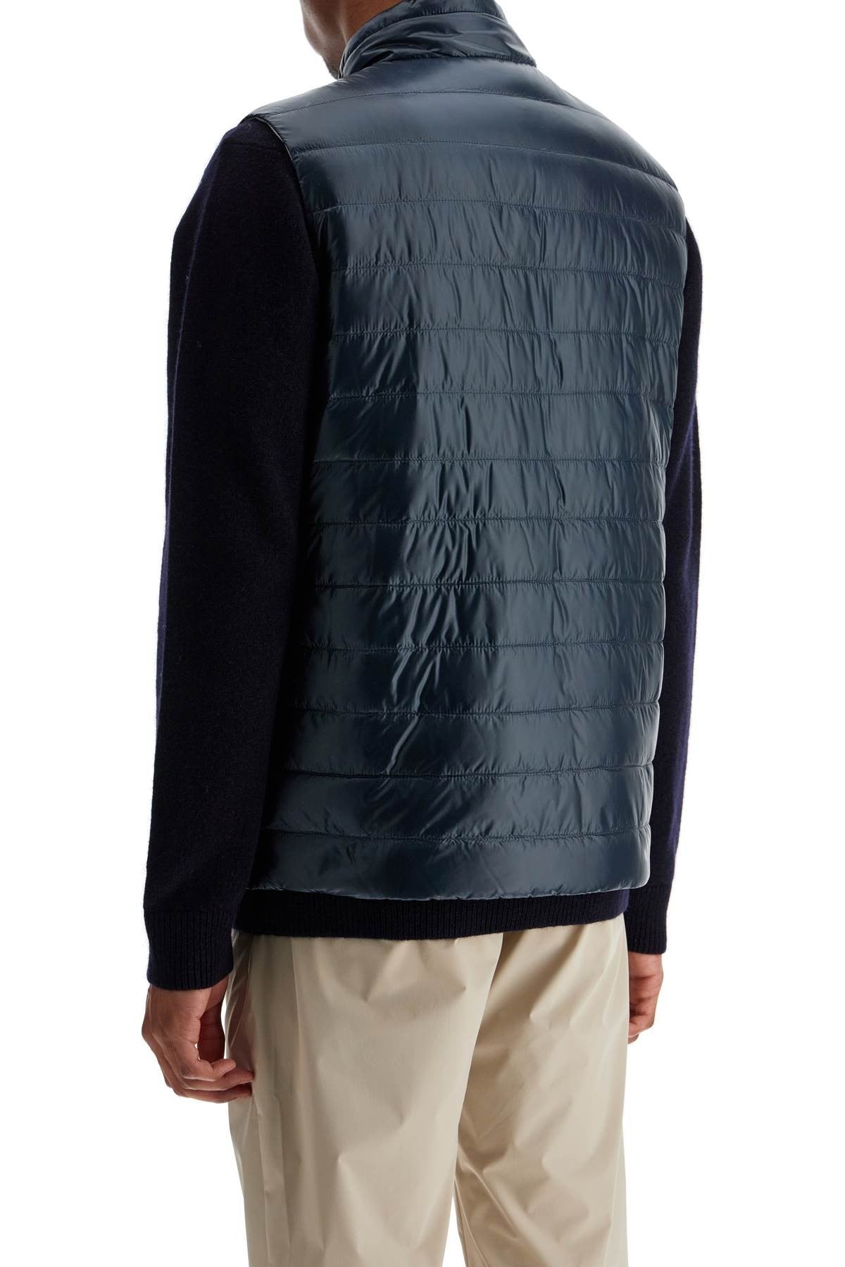 Herno reversible black polyamide gilet