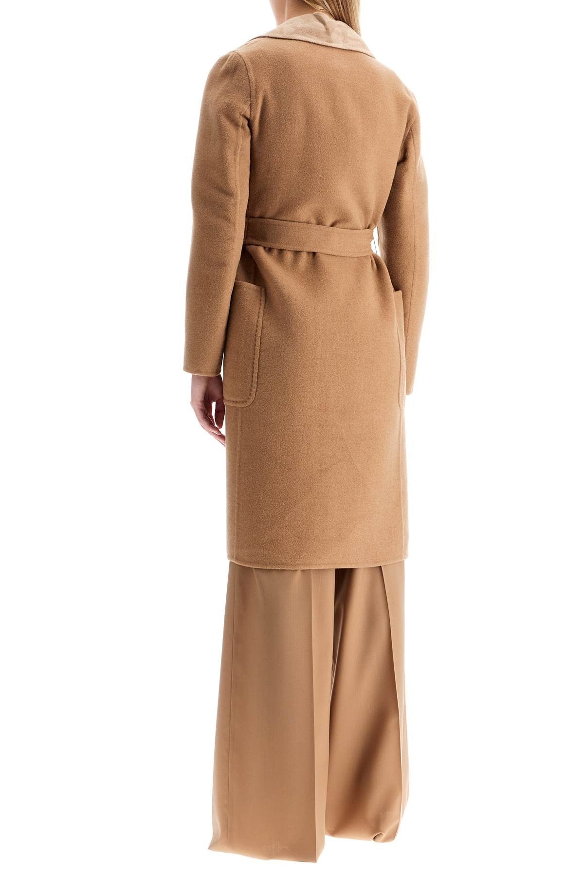 Max Mara reversible coat with robe 'd