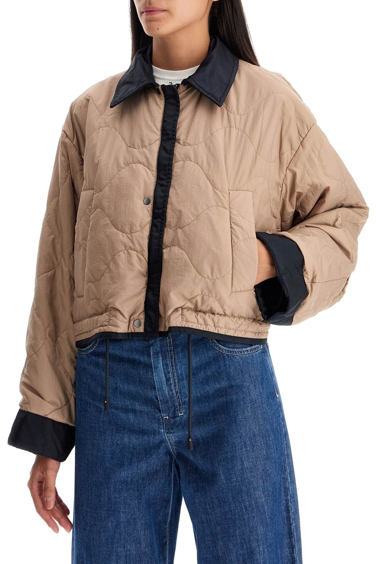 WEEKEND MAX MARA reversible cropped bomber jacket