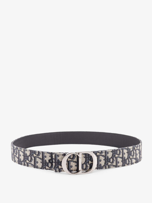 Dior Reversible leather and Dior Oblique fabric belt