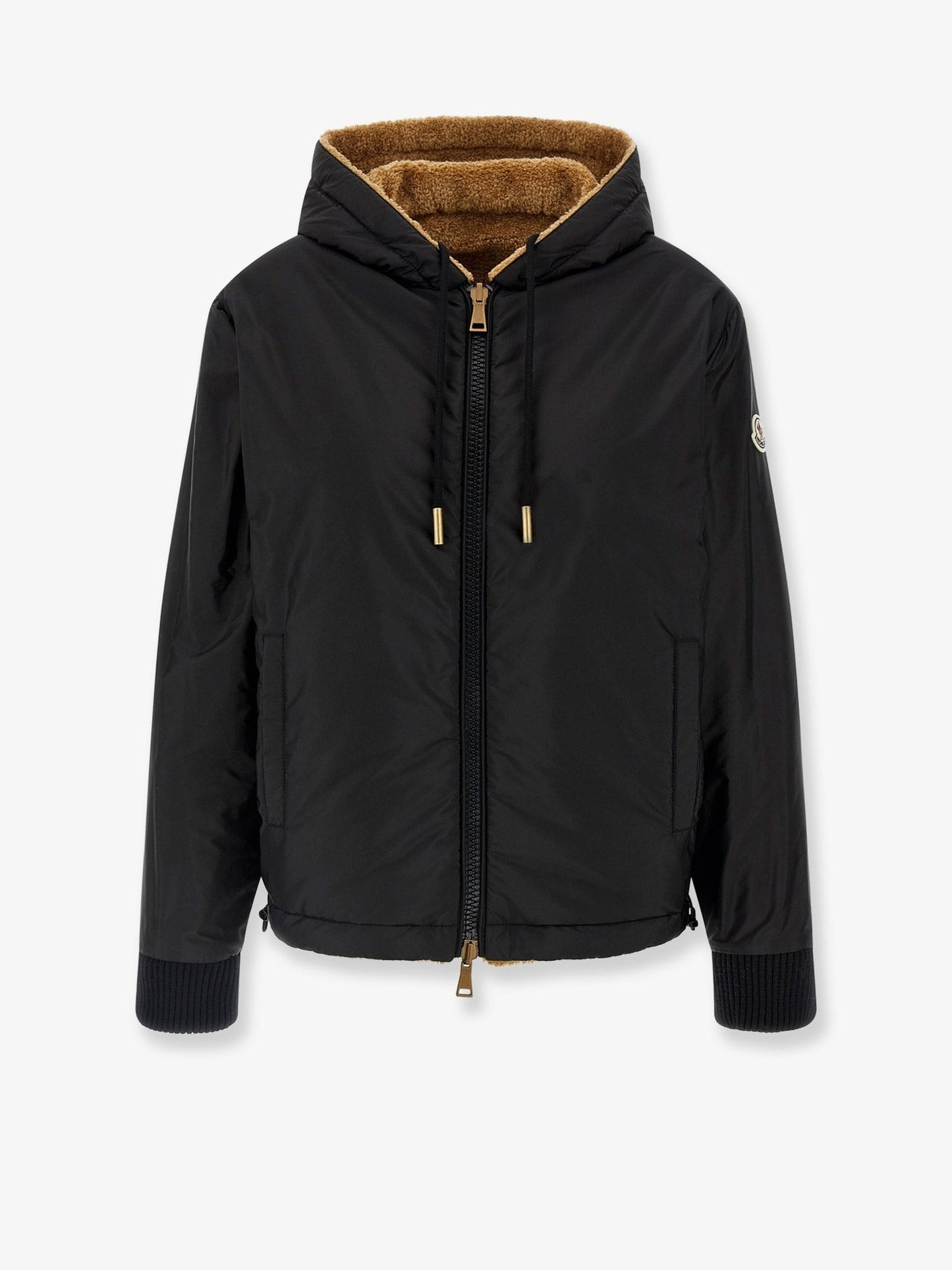 Moncler Reversible nylon and teddy jacket