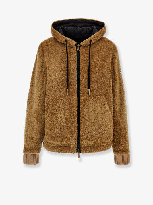 Moncler Reversible nylon and teddy jacket