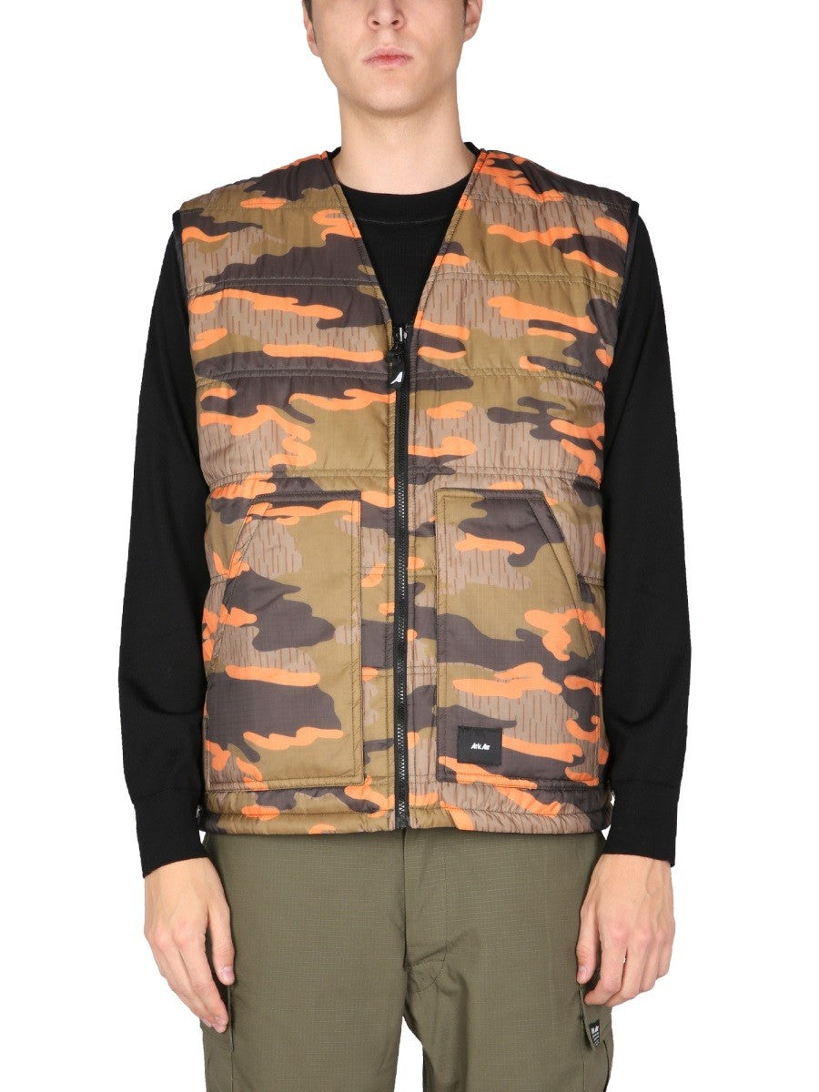 ARKAIR REVERSIBLE QUILTED GILET