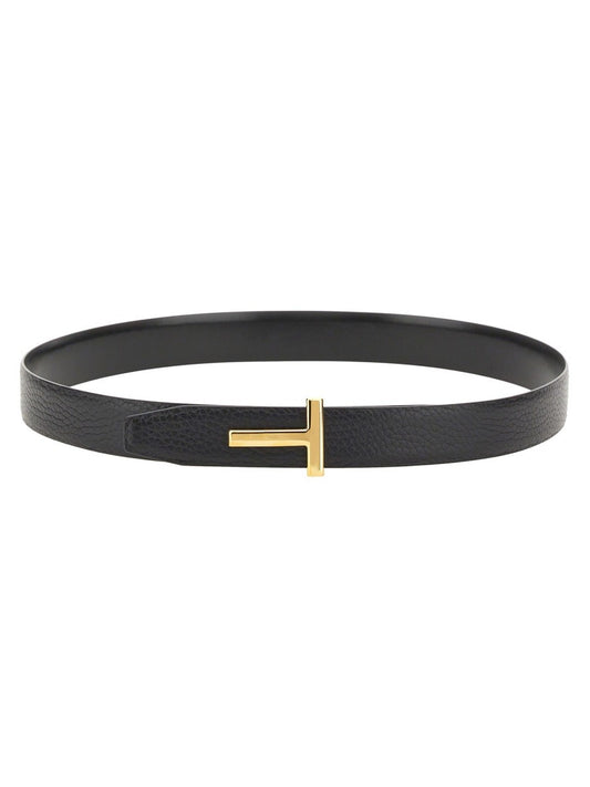 TOM FORD REVERSIBLE "T LINE" BELT