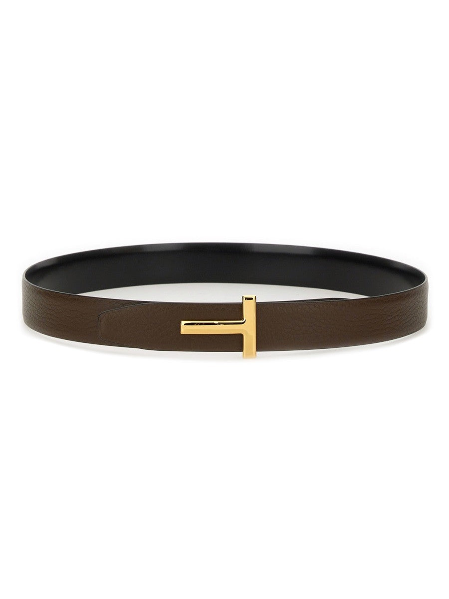 TOM FORD REVERSIBLE "T LINE" BELT
