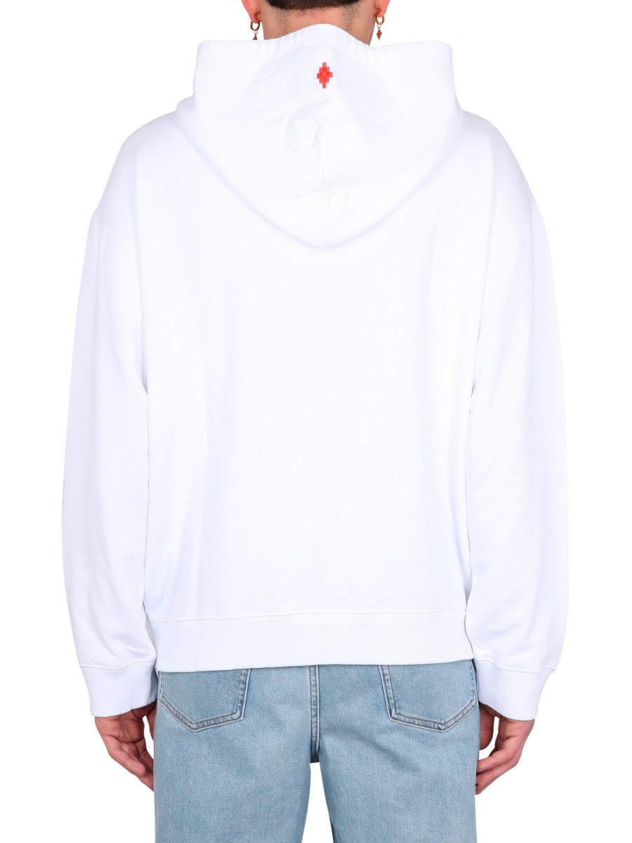 MARCELO BURLON COUNTY OF MILAN RIB CAGE SWEATSHIRT