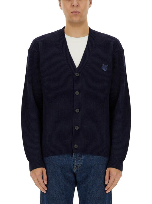 Maison Kitsune RIBBED CARDIGAN