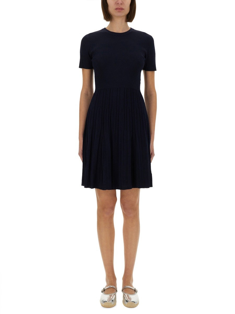 MICHAEL BY MICHAEL KORS RIBBED KNIT DRESS