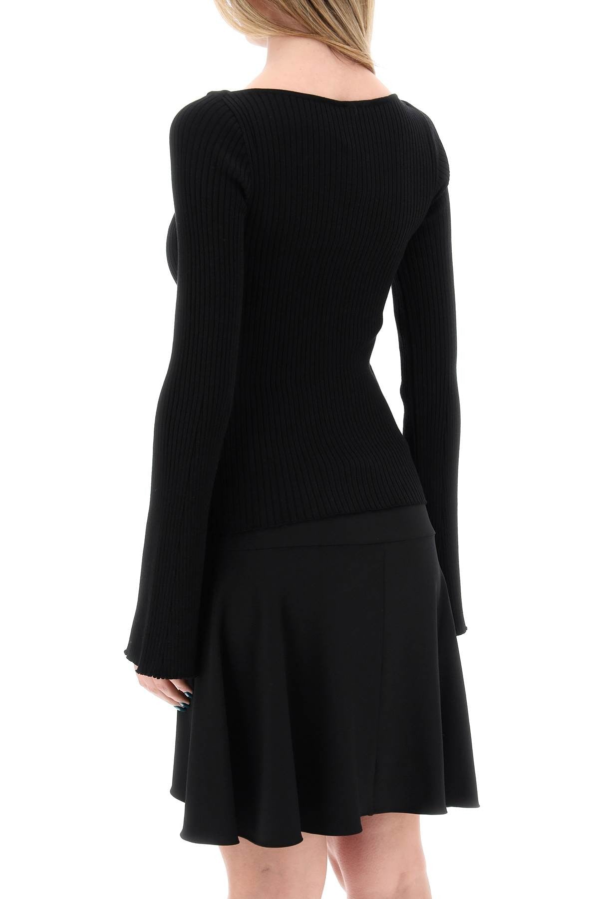 BY MALENE BIRGER ribbed knit pullover sweater