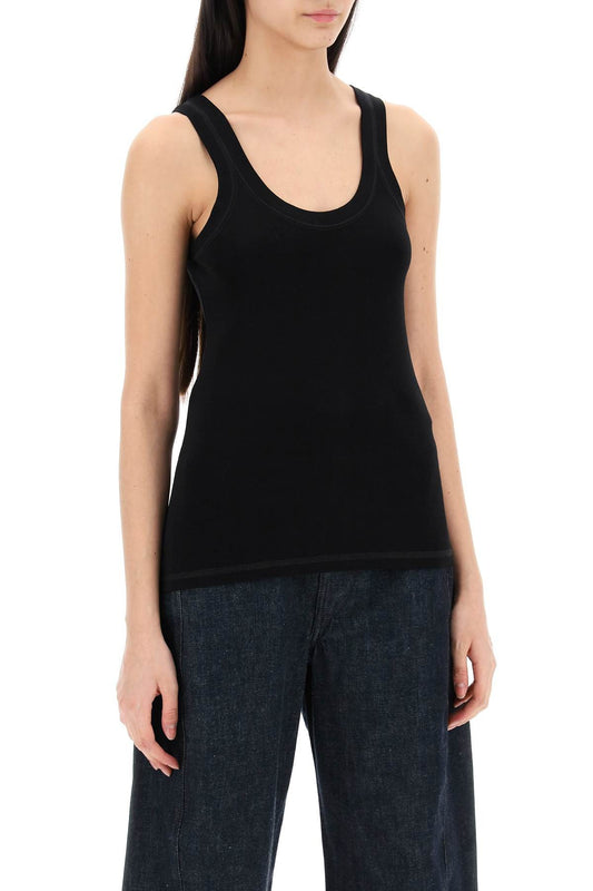 Haikure ribbed sleeveless top with