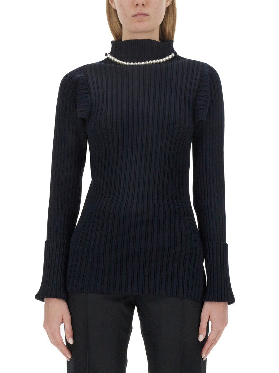 Philosophy Di Lorenzo Serafini RIBBED STRETCH KNIT