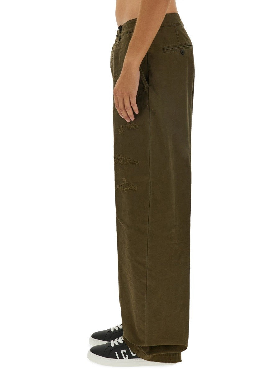 Dsquared RIPPED BIG CHINO PANTS