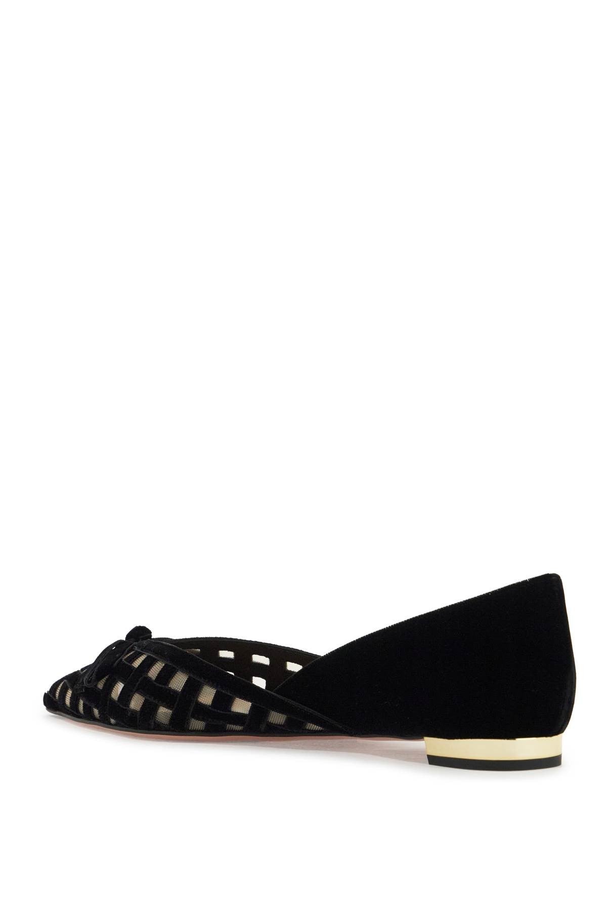 AQUAZZURA romantic ballet flats made of