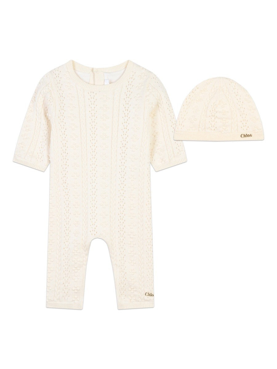 CHLOE' romper + hat