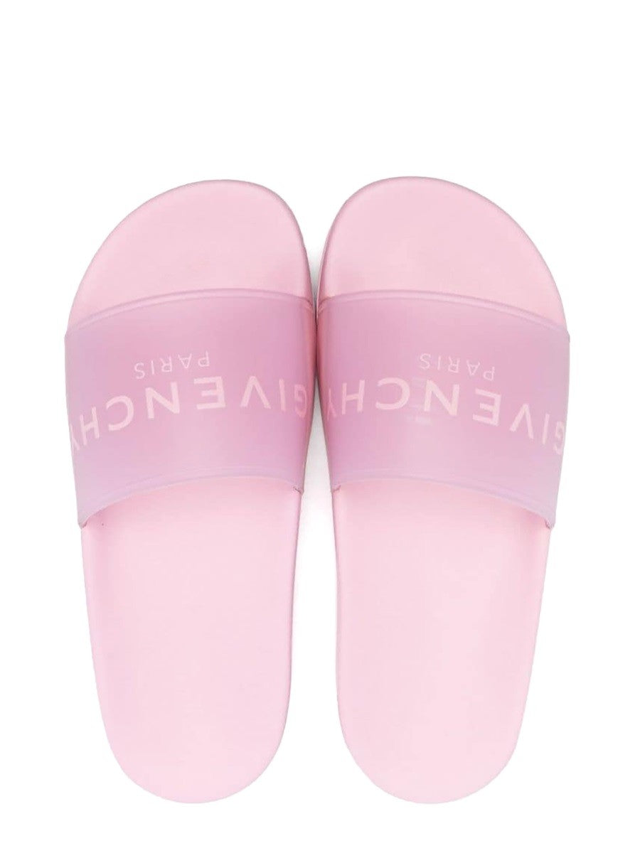 Givenchy rubber logo slipper