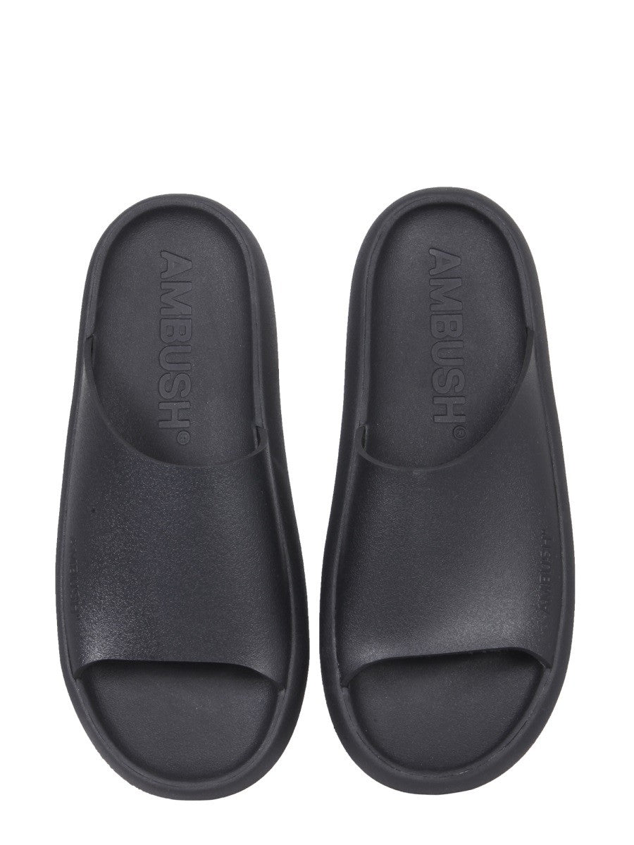 AMBUSH RUBBER SLIDE SANDALS