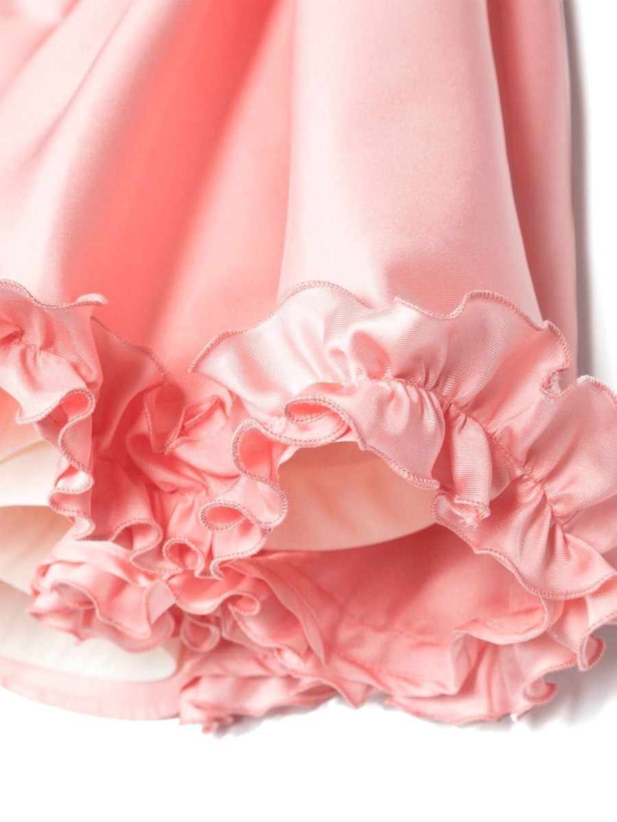 MIMISOL ruffled satin dress