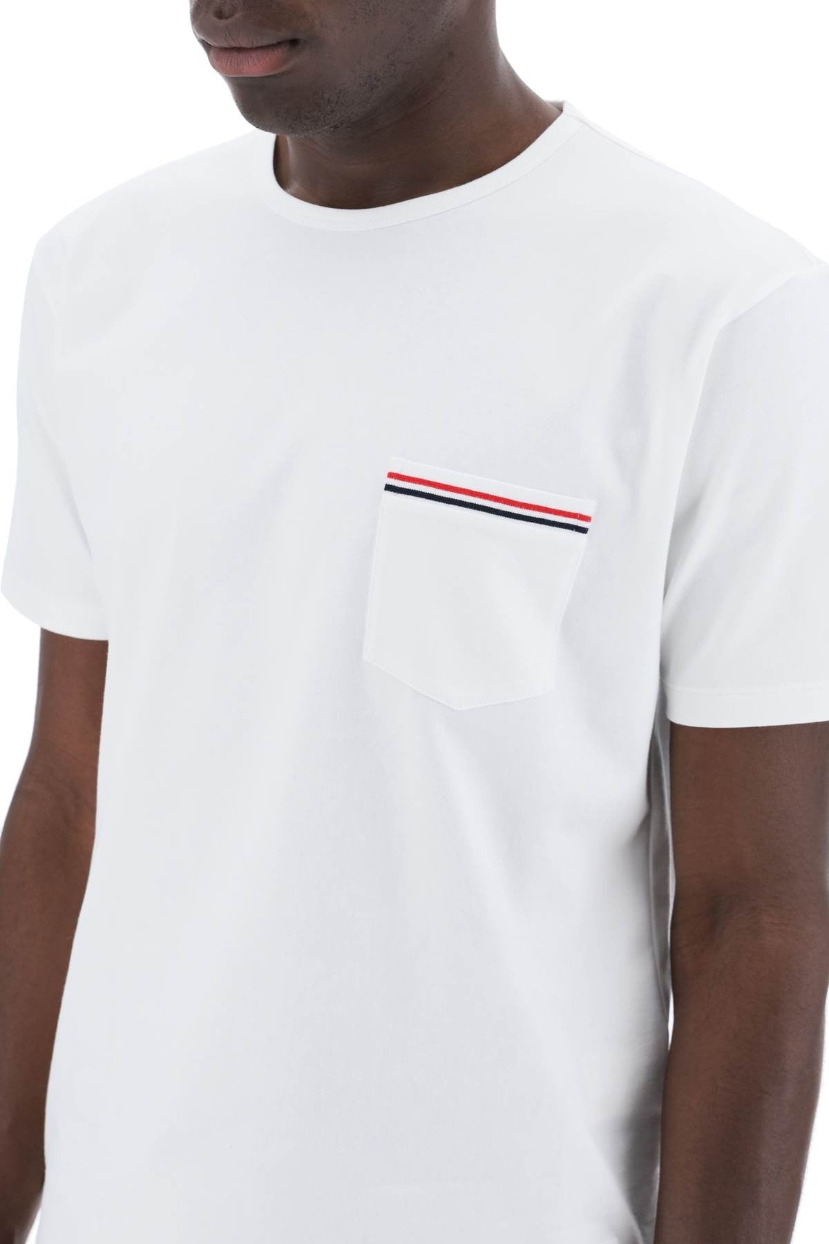 THOM BROWNE rwb pocket t-shirt