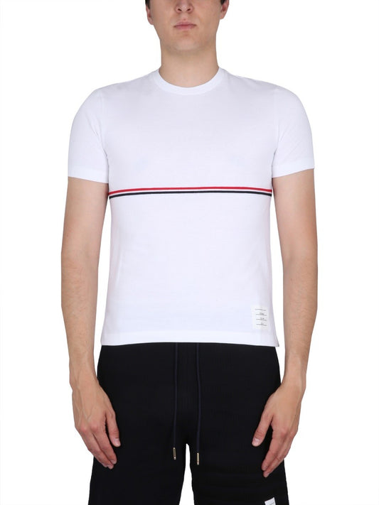 THOM BROWNE RWB STRIPE T-SHIRT