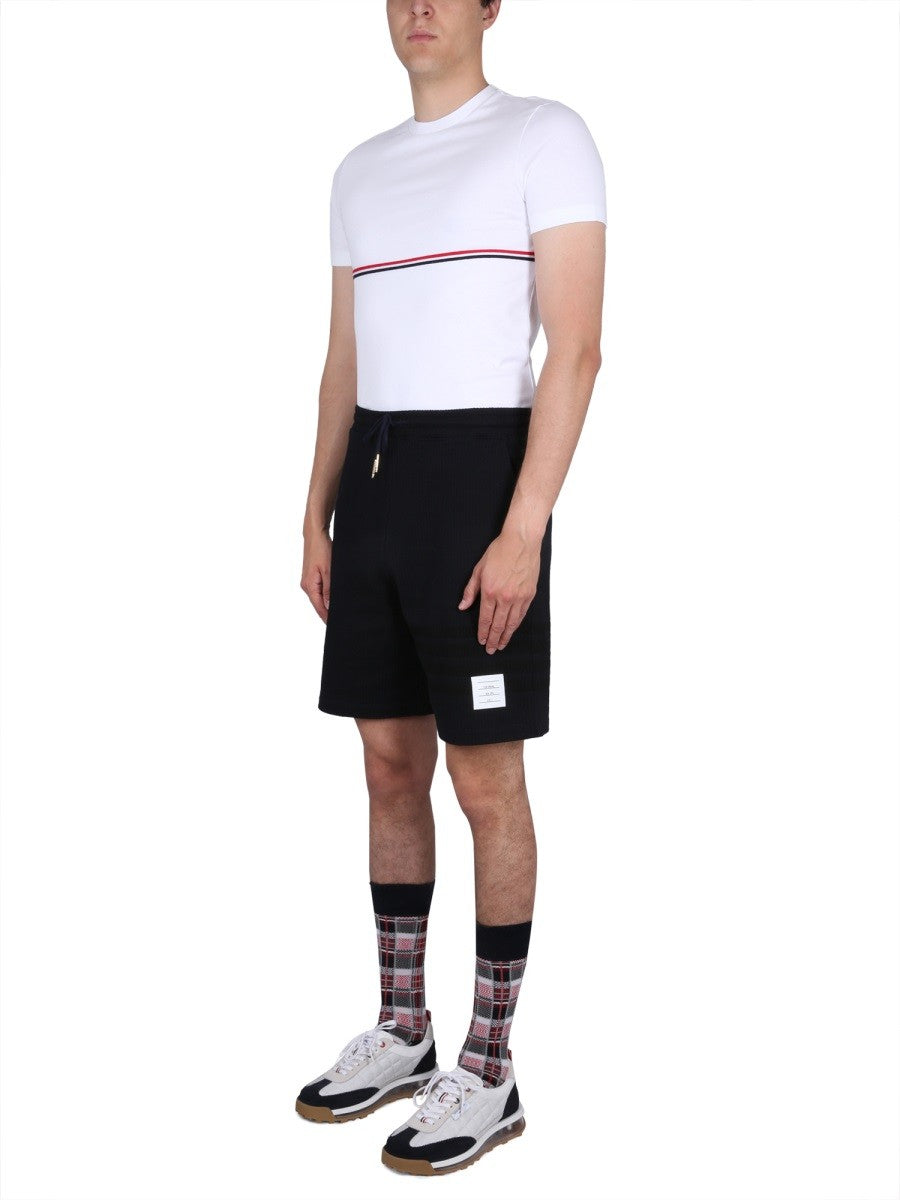 THOM BROWNE RWB STRIPE T-SHIRT