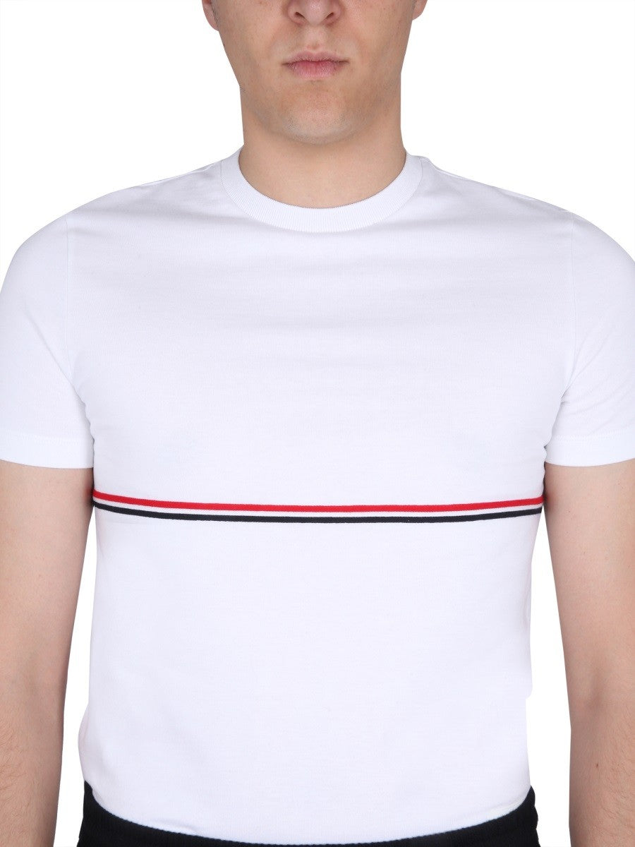 THOM BROWNE RWB STRIPE T-SHIRT