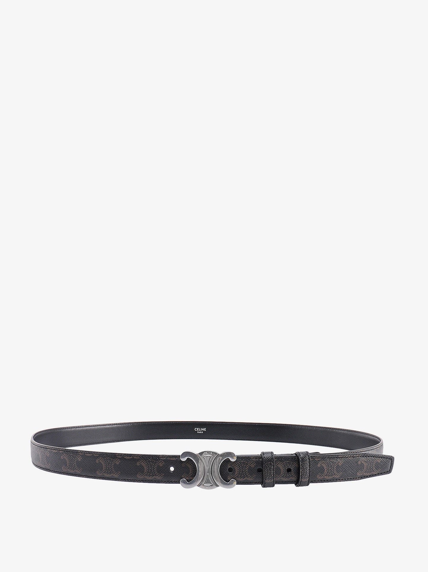 Celine Saffiano leather belt