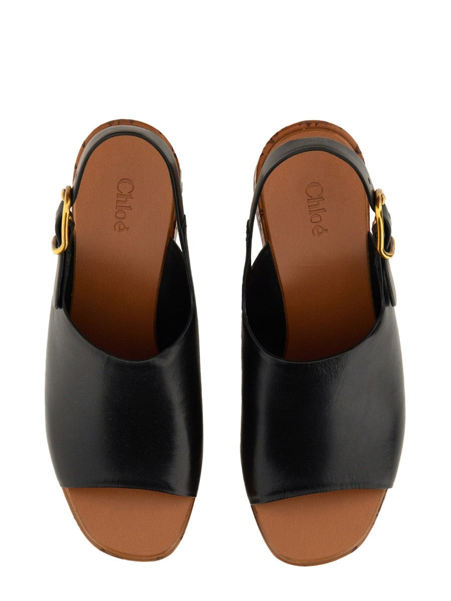 CHLOÉ WEDGE SANDAL "MAXIME"