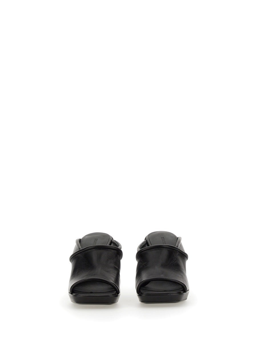 KHAITE SANDALS MULES THE STAGG 105MM
