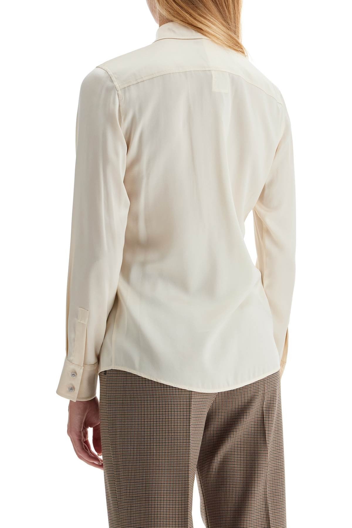 MAX MARA STUDIO 'satin 'baden' silk shirt