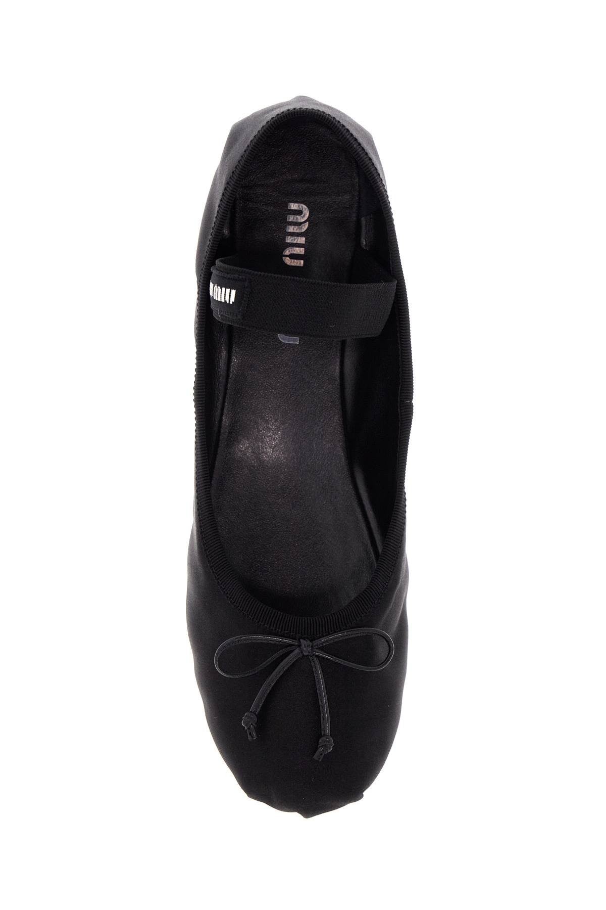 Miu Miu satin ballet flats for