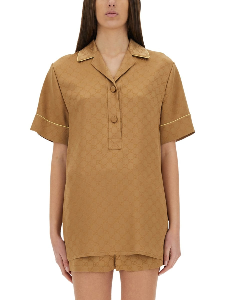 Gucci SATIN GG SHIRT