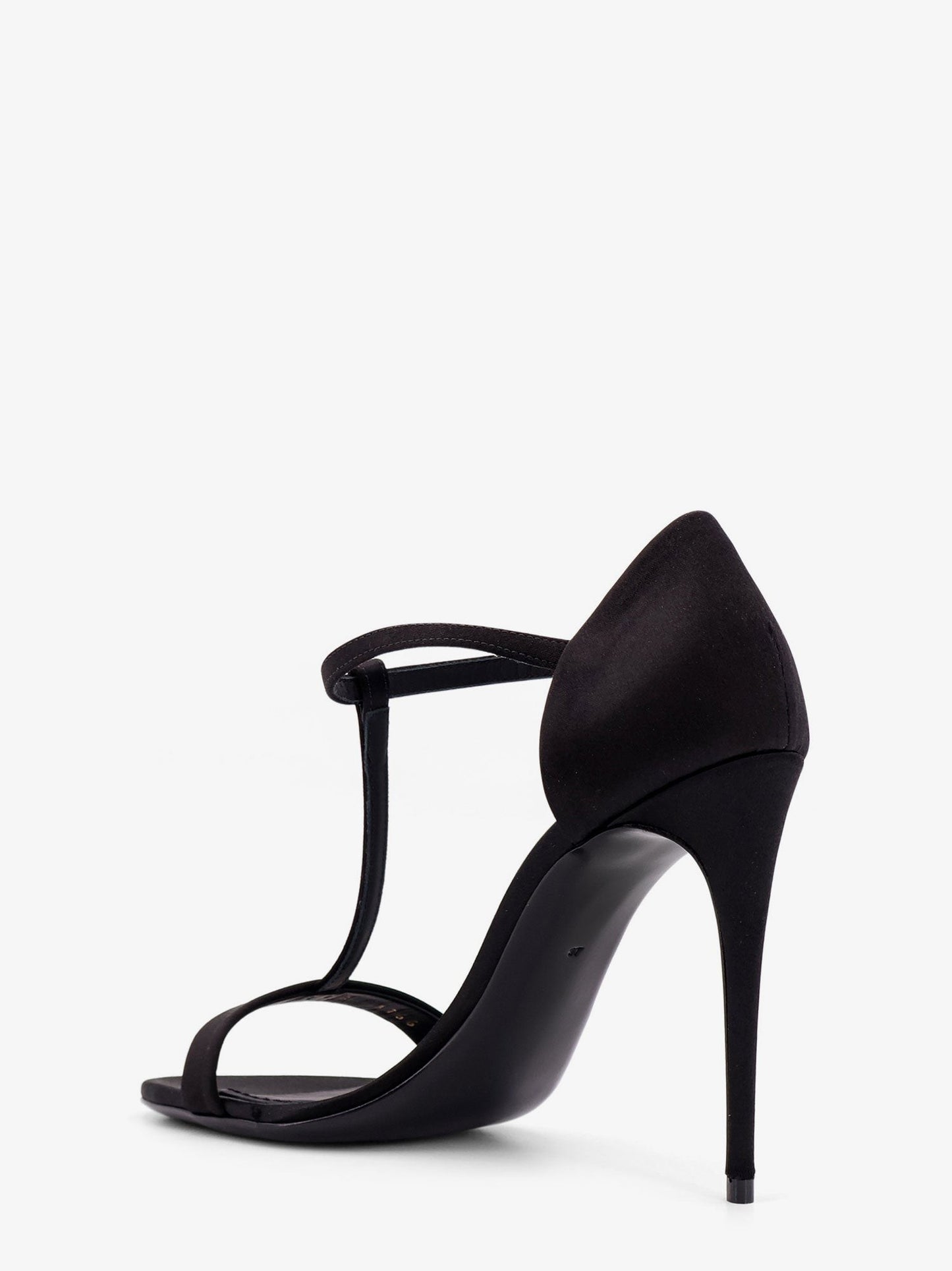 Dolce & Gabbana Satin sandals with metal monogram