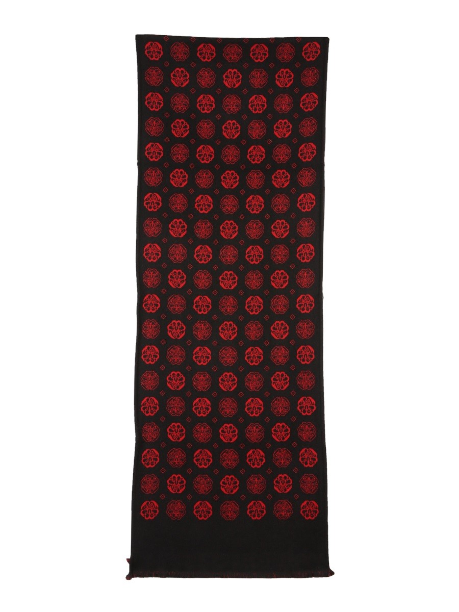 Alexander Mcqueen SCARF WITH JACQUARD PATTERN