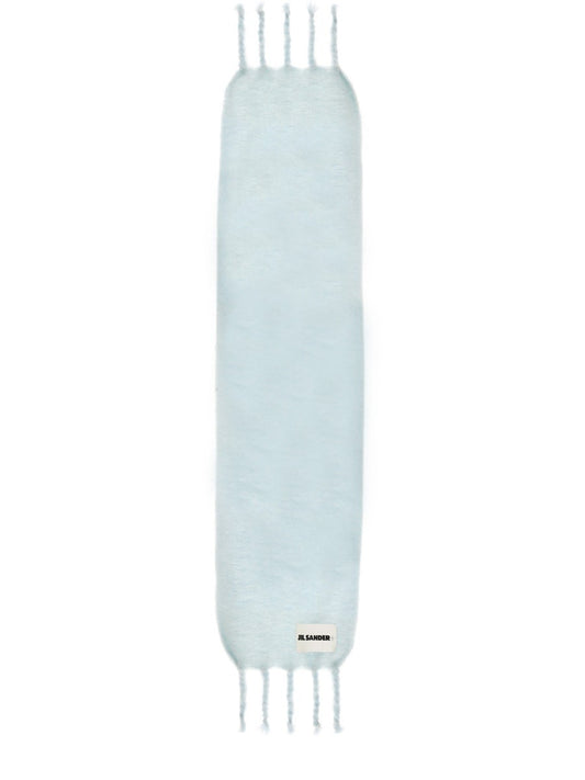 JIL SANDER SCARF WITH LOGO
