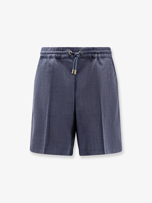 Pinko Scarola textured wool bermuda shorts