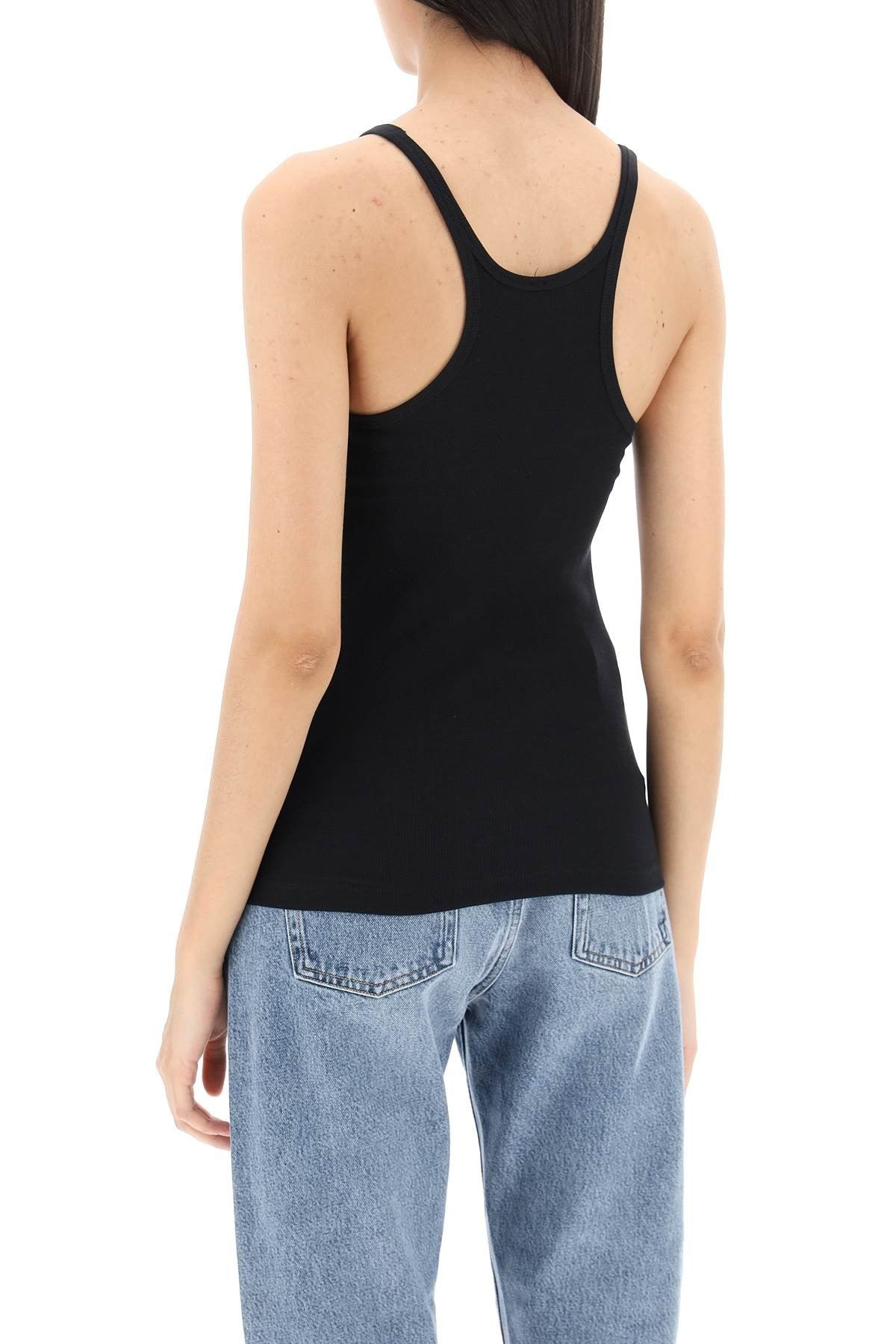 TOTEME scoop neck rib tank top