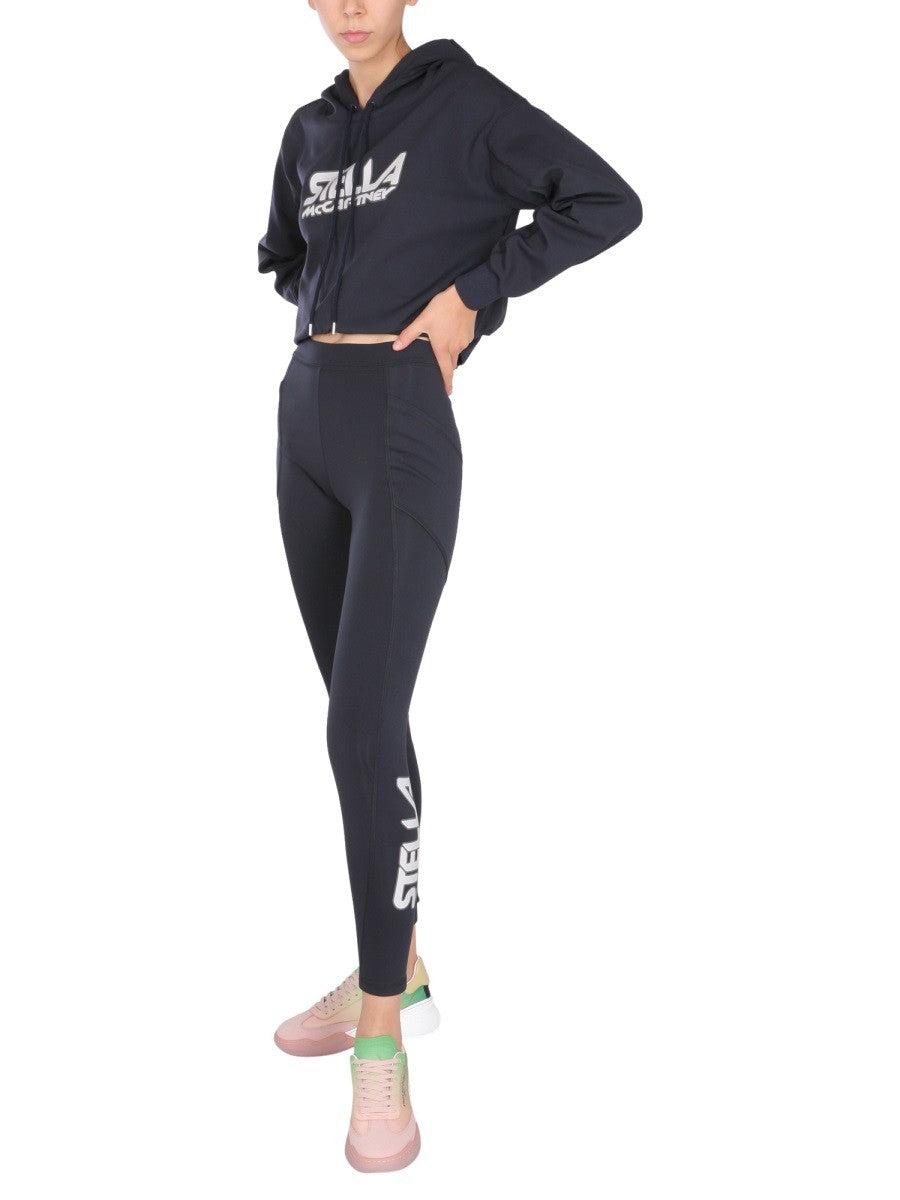 stella mccartney SCUBA SWEATSHIRT WITH LOGO