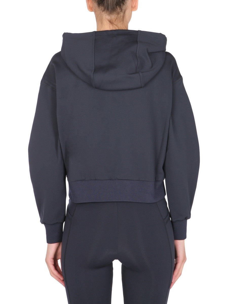 stella mccartney SCUBA SWEATSHIRT WITH LOGO