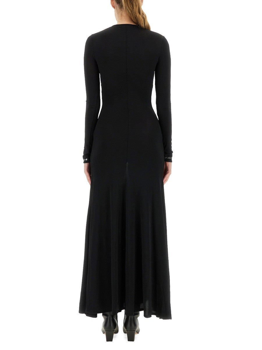 RABANNE SECOND SKIN EFFECT LONG DRESS