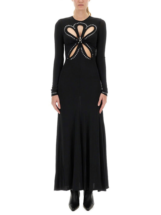 RABANNE SECOND SKIN EFFECT LONG DRESS